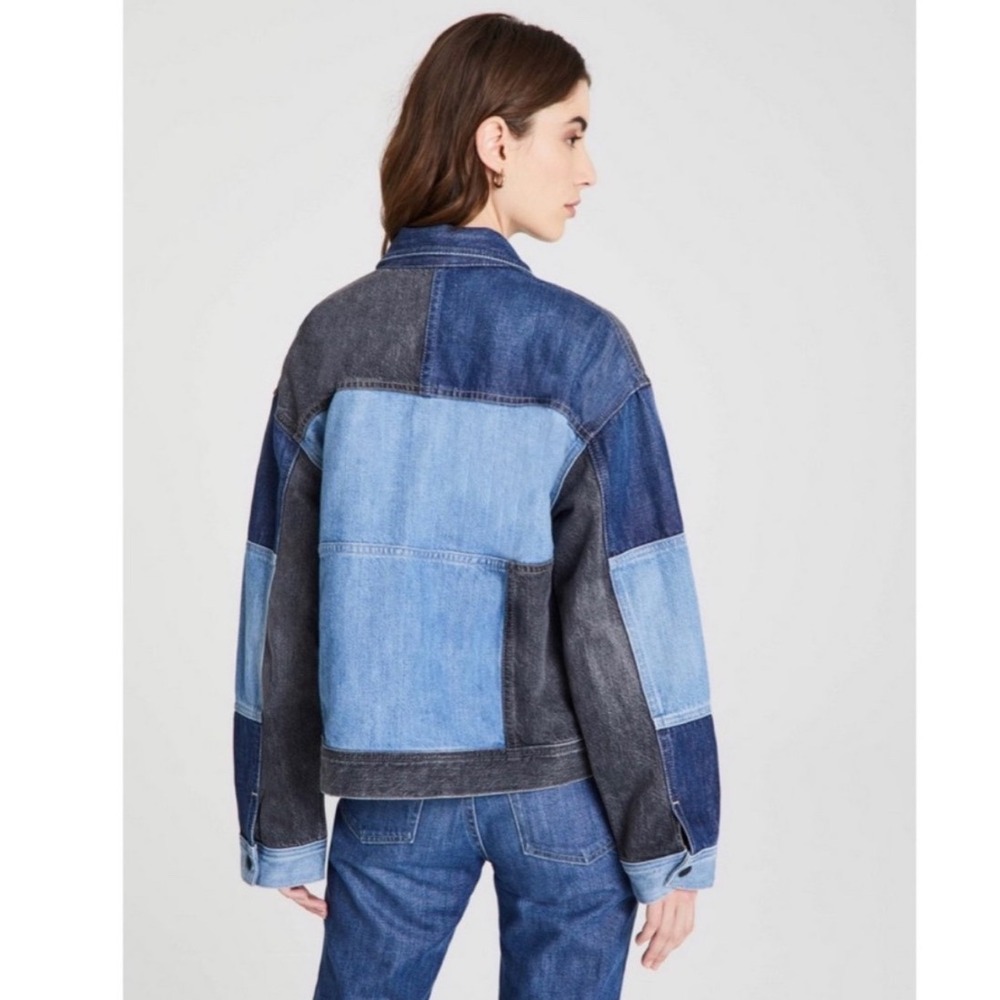 Adriano Goldschmied Kaya Patchwork Jean Jacket Medium - Picture 3 of 10